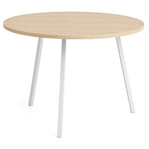 HAY Loop stand round tafel-∅ 105 cm-White - Oak
