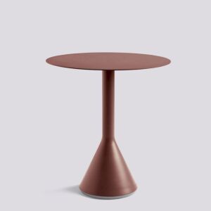 HAY Palissade Cone rond tafel-Iron Red-70x74 cm (Øxh)