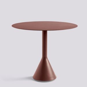 HAY Palissade Cone rond tafel-Iron Red-90x74 cm (Øxh)