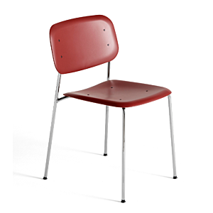 HAY Soft Edge 45 stoel chrome onderstel-Fall red