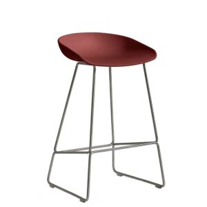 HAY About a Stool AAS38 barkruk RVS onderstel-Brick-Zithoogte 65 cm OUTLET