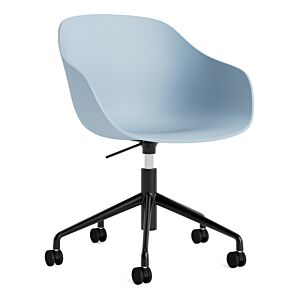 HAY AAC 252 bureaustoel-Zwart onderstel-Slate Blue