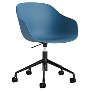 HAY AAC 252 bureaustoel-Zwart onderstel-Azure blue