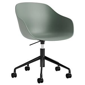 HAY AAC 252 bureaustoel-Zwart onderstel-Fall Green