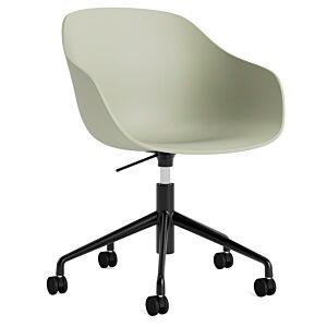 HAY AAC 252 bureaustoel-Zwart onderstel-Pastel green
