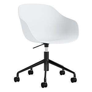 HAY AAC 252 bureaustoel-Zwart onderstel-White