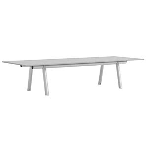 HAY Boa tafel-Grijs linoleum - Metallic grey-350x128x75 cm
