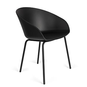 Banne Void armleuning stoel-Black-Black