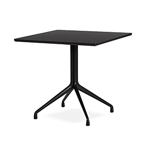 HAY AAT 15 tafel-Zwart-80x80x74 cm-Linoleum