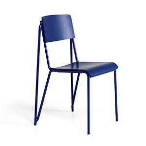 HAY Petit Standard stoel gepoedercoat onderstel-Ultra Marine Blue