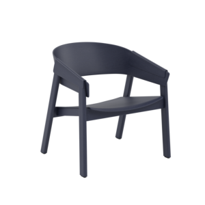 muuto Cover Lounge Chair-Midnight blue