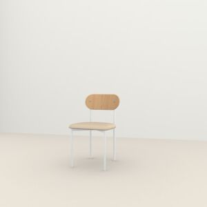 Studio HENK Oblique Chair wit frame-Cube Natural 01-Hardwax oil light