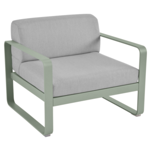 Fermob Bellevie fauteuil met flannel grey zitkussen-Cactus