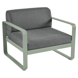 Fermob Bellevie fauteuil met graphite grey zitkussen-Cactus