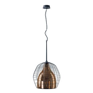 Diesel with Lodes Cage hanglamp Large-Zwart-brons