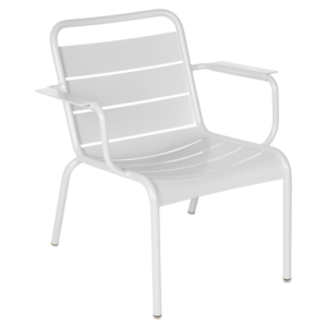Fermob Luxembourg Lounge fauteuil met armleuning-Cotton white