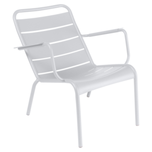 Fermob Luxembourg Lounge Low fauteuil met armleuning-Cotton white