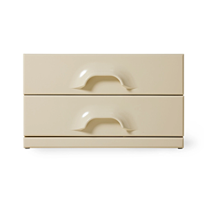 HKliving Chest of 2 drawers-Cream