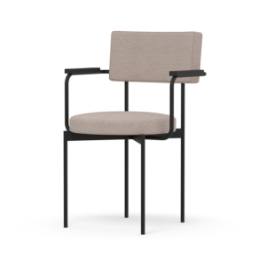 HKliving Dining Armchair stoel -Upminster-Black