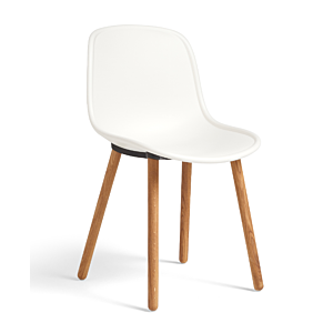 HAY Neu 12 stoel-Cream White-Geolied eiken