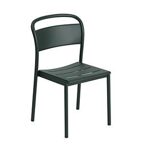 muuto Linear Steel stoel-Dark green