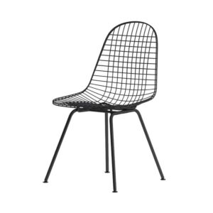 Vitra Eames Wire Chair DKX stoel zwart