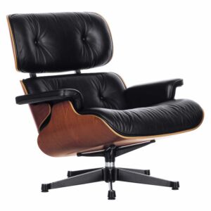 Vitra Eames Lounge chair fauteuil kersen zwart NW