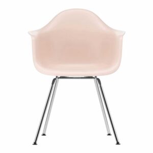 Vitra Eames DAX stoel met verchroomd onderstel-Zacht roze