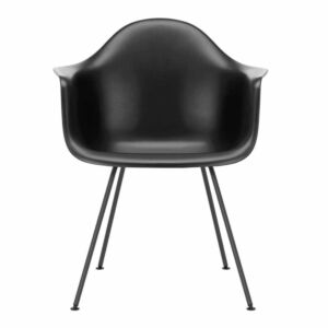 Vitra Eames DAX stoel met zwart onderstel-Zwart