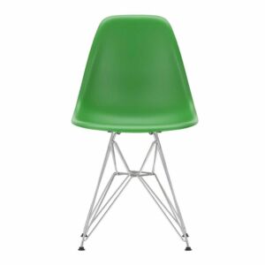 Vitra Eames DSR stoel met verchroomd onderstel-Groen OUTLET