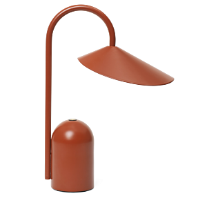 Ferm Living Arum draagbare tafellamp-Oxide Red