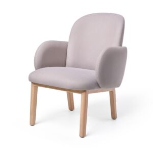 Puik Dost fauteuil beukenhouten onderstel-Lilac Grey