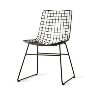HKliving Wire stoel-Zwart OUTLET