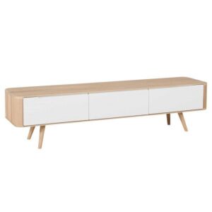 Gazzda Ena TV Sideboard tv-meubel 42 cm -180x42 cm-Hardwax oil white