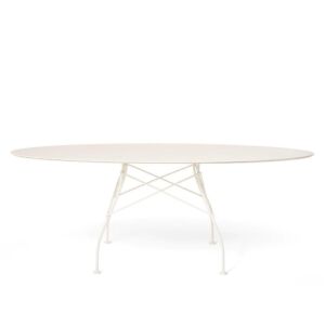 Kartell Glossy Outdoor tafel-Wit-wit-192x118 cm