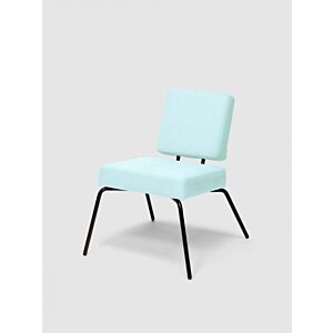 Puik Option Lounge fauteuil-Licht blauw-Vierkante zit, vierkante rug