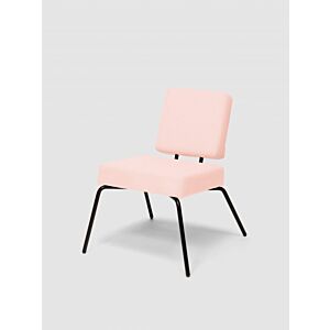Puik Option Lounge fauteuil-Roze-Vierkante zit, vierkante rug