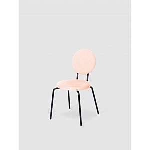 Puik Option Chair stoel-Roze-Ronde zit, ronde rug