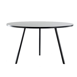 HAY Loop stand round tafel-∅ 105 cm-Zwart OUTLET