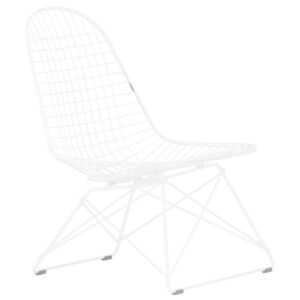 Vitra Eames Wire Chair LKR loungestoel-Wit