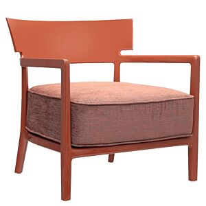 Kartell Cara fauteuil-Roest oranje-Solid Color