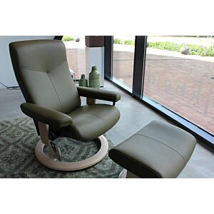 Stressless Dover small fauteuil met hocker OUTLET