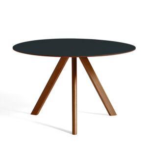 HAY Copenhague CPH20 Walnoot onderstel tafel-Dark grey-∅ 120 cm