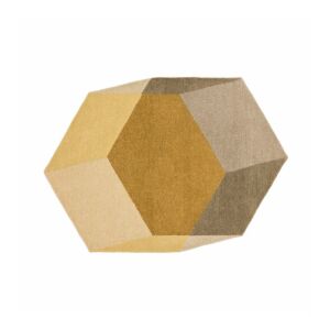 Puik Iso Hexagon vloerkleed-Geel
