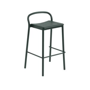 Muuto Linear Steel Bar stoel-75 cm-Dark green