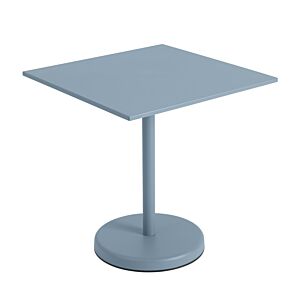 muuto Linear Steel vierkant tafel-Pale blue