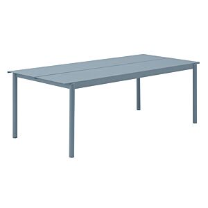 muuto Linear tafel 220x90-Pale blue