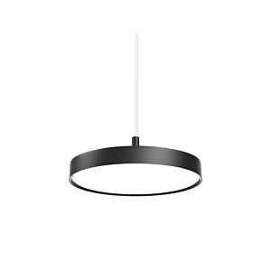 Louis Poulsen Slim Round Suspended hanglamp-Zwart-∅ 44 cm
