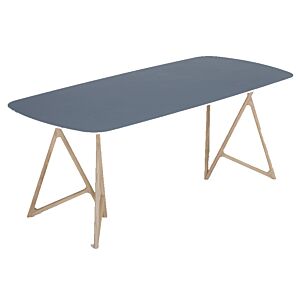 Gazzda Koza Linoleum Table tafel-200x90 cm-Smokey blue