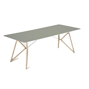 Gazzda Tink Linoleum Table tafel-Dark olive-240x90 cm